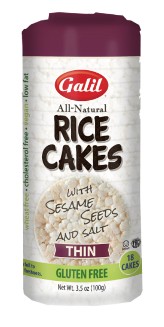galil sesame & salt rice cakes